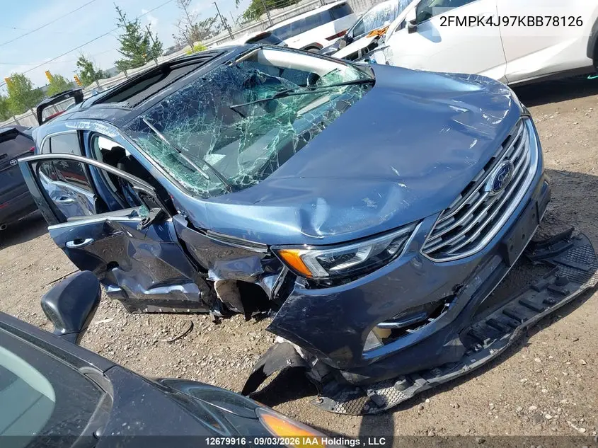 FORD EDGE 2019, VIN 2FMPK4J97KBB78126