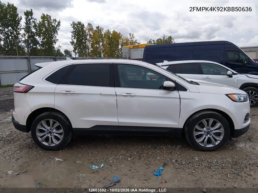 2019 FORD EDGE VIN 2FMPK4K92KBB50636 — фото 13