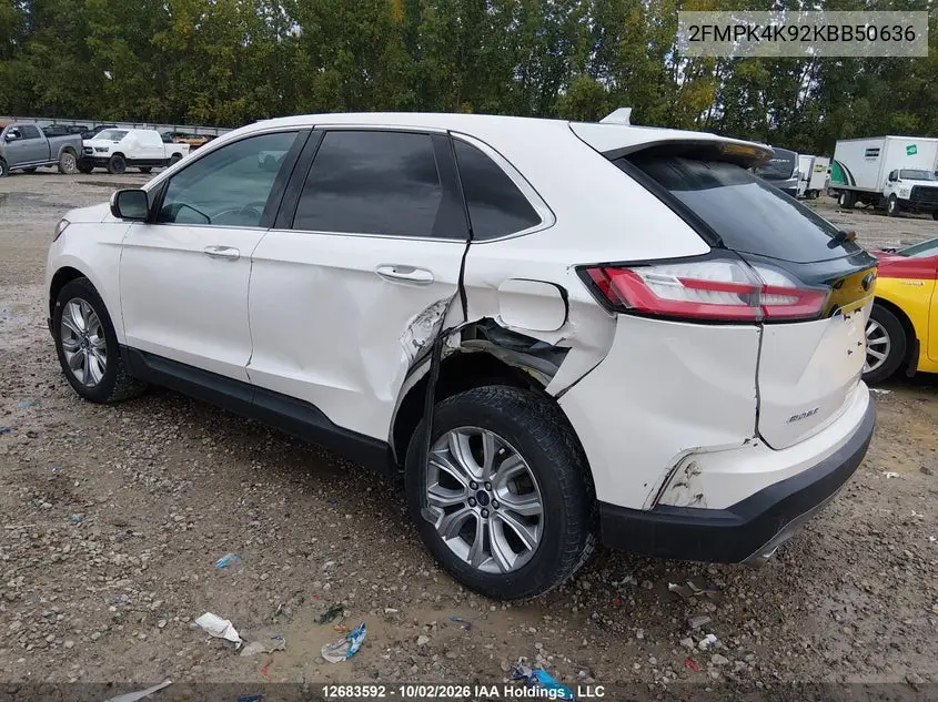 2019 FORD EDGE VIN 2FMPK4K92KBB50636 — фото 6