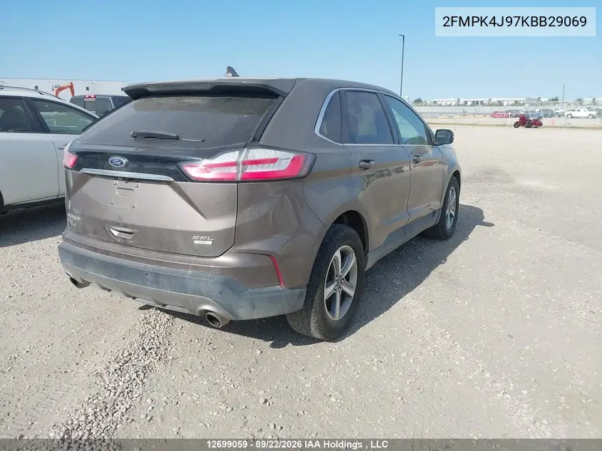 2019 FORD EDGE VIN 2FMPK4J97KBB29069 — фото 4