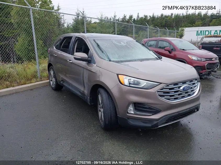 FORD EDGE 2019, VIN 2FMPK4K97KBB23884