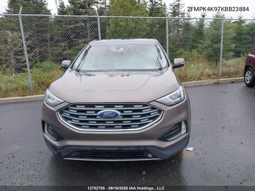 2019 FORD EDGE VIN 2FMPK4K97KBB23884 — фото 12