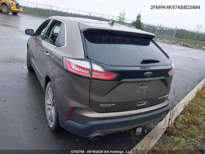 2019 FORD EDGE VIN 2FMPK4K97KBB23884 — фото 16