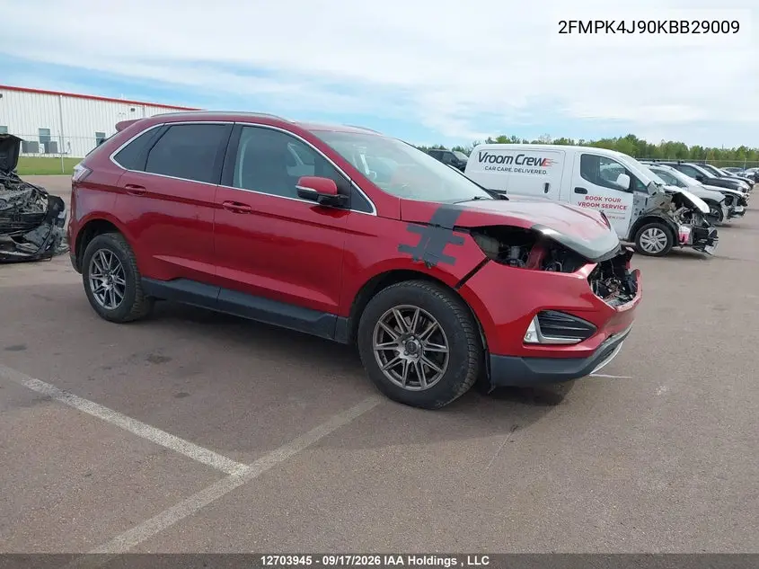 FORD EDGE 2019, VIN 2FMPK4J90KBB29009