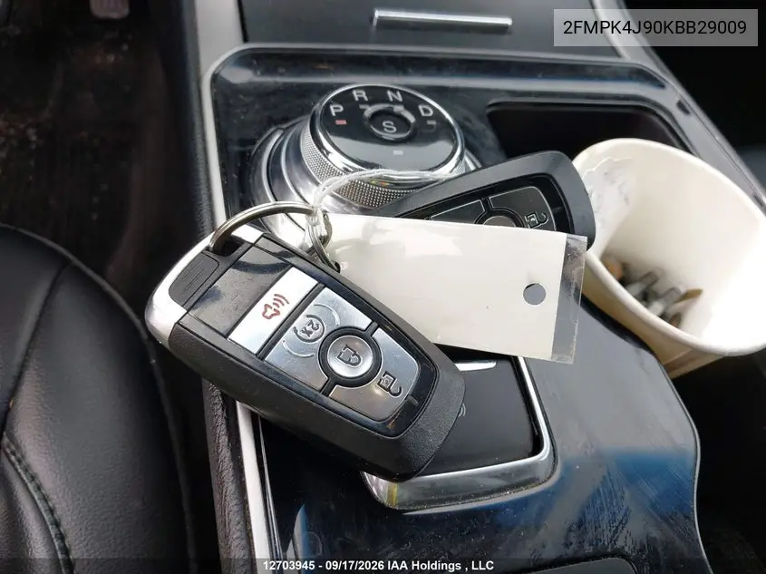 2019 FORD EDGE VIN 2FMPK4J90KBB29009 — фото 11