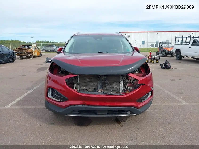 2019 FORD EDGE VIN 2FMPK4J90KBB29009 — фото 12