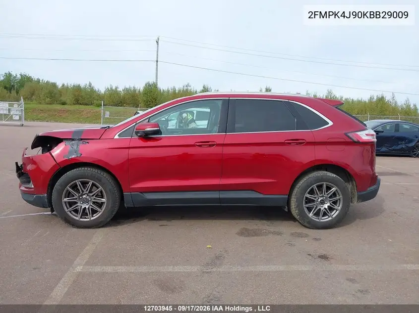 2019 FORD EDGE VIN 2FMPK4J90KBB29009 — фото 14