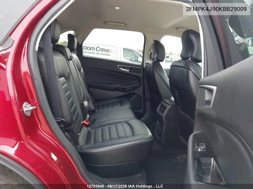 2019 FORD EDGE VIN 2FMPK4J90KBB29009 — фото 8