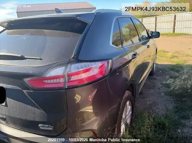 2019 FORD EDGE VIN 2FMPK4J93KBC53632 — фото 4