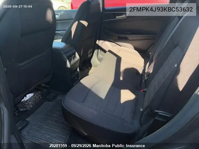 2019 FORD EDGE VIN 2FMPK4J93KBC53632 — фото 8