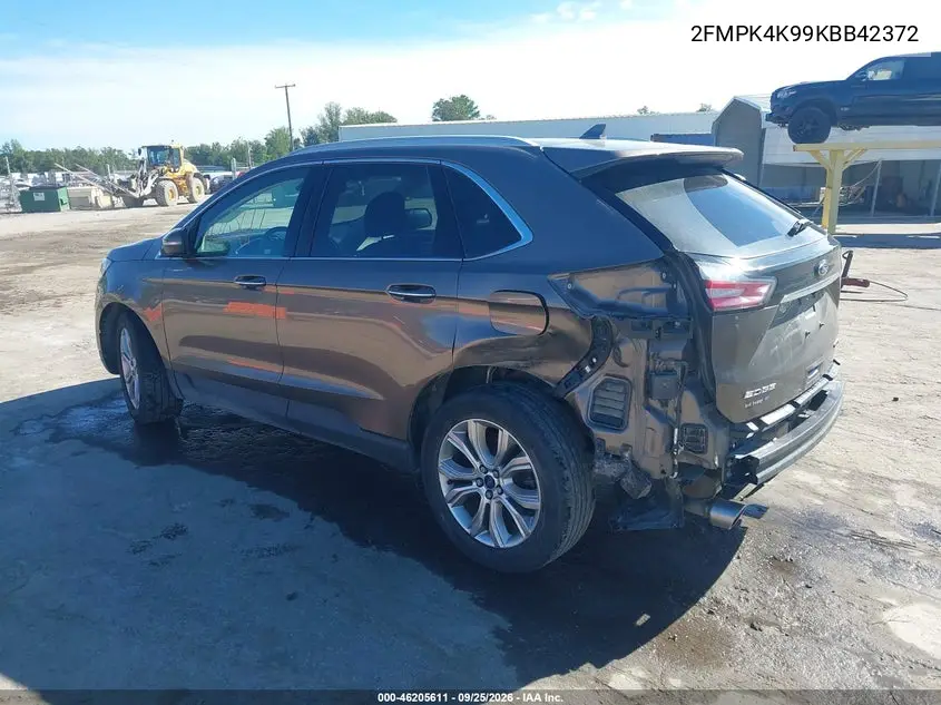 2019 FORD EDGE VIN 2FMPK4K99KBB42372 — фото 3