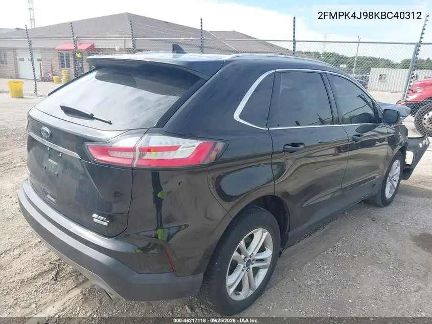 2019 FORD EDGE VIN 2FMPK4J98KBC40312 — фото 4