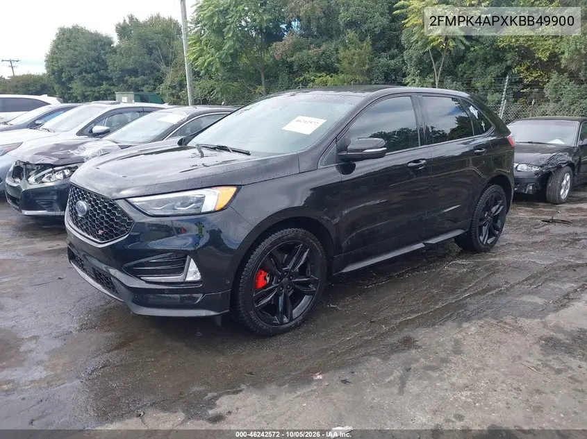 2019 FORD EDGE VIN 2FMPK4APXKBB49900 — фото 2