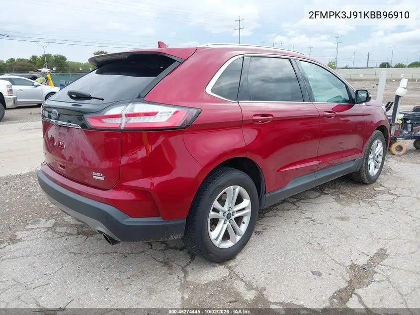 2019 FORD EDGE VIN 2FMPK3J91KBB96910 — фото 4
