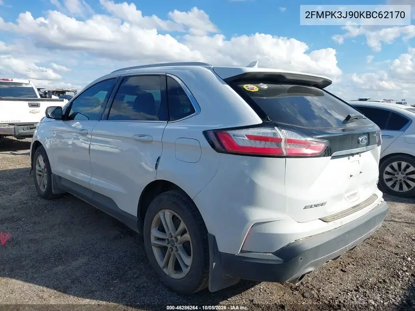 2019 FORD EDGE VIN 2FMPK3J90KBC62170 — фото 3