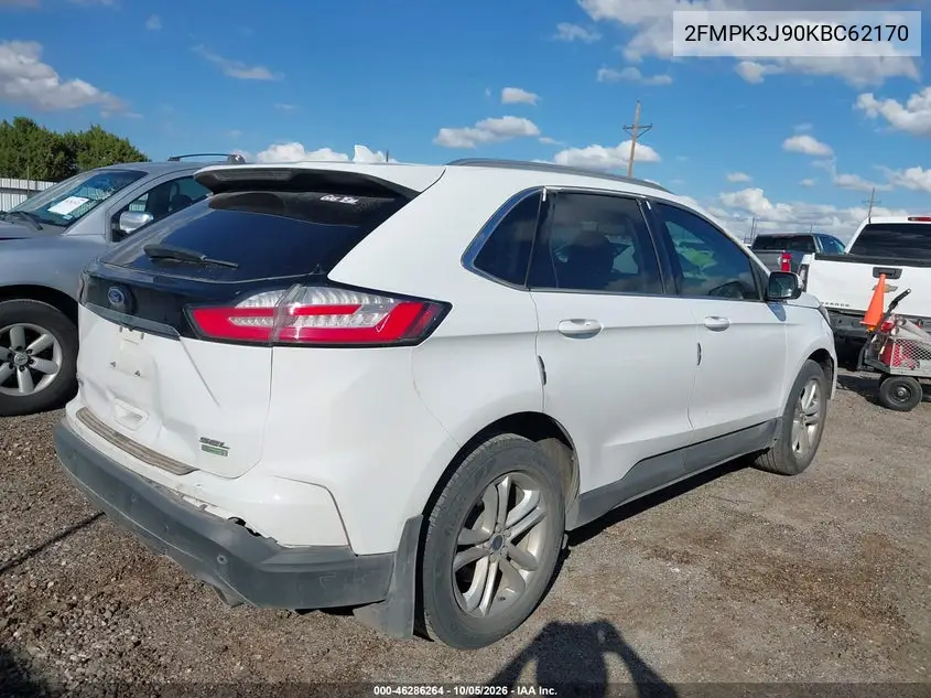 2019 FORD EDGE VIN 2FMPK3J90KBC62170 — фото 4