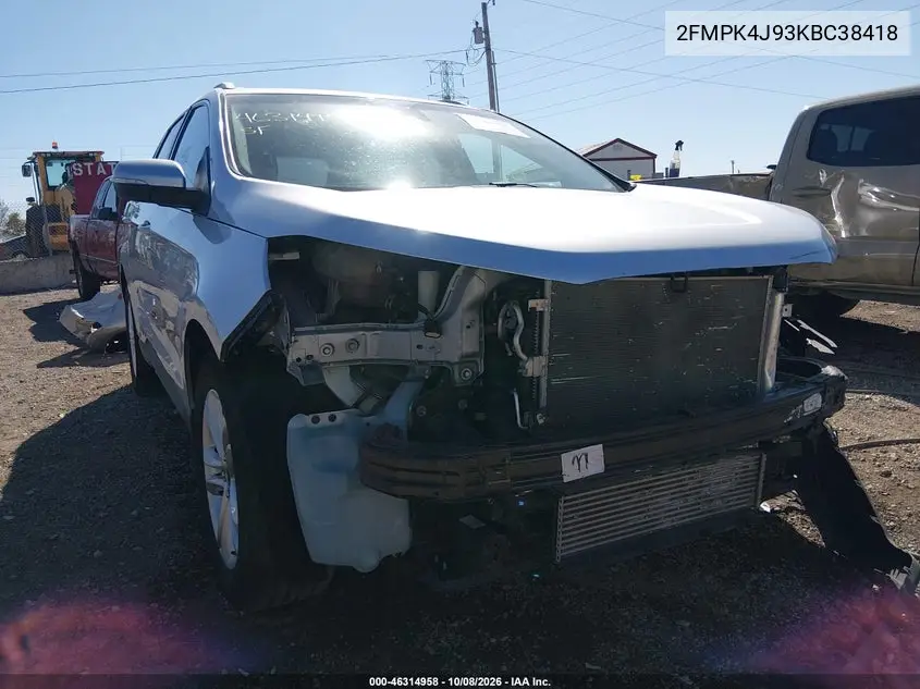 FORD EDGE 2019, VIN 2FMPK4J93KBC38418