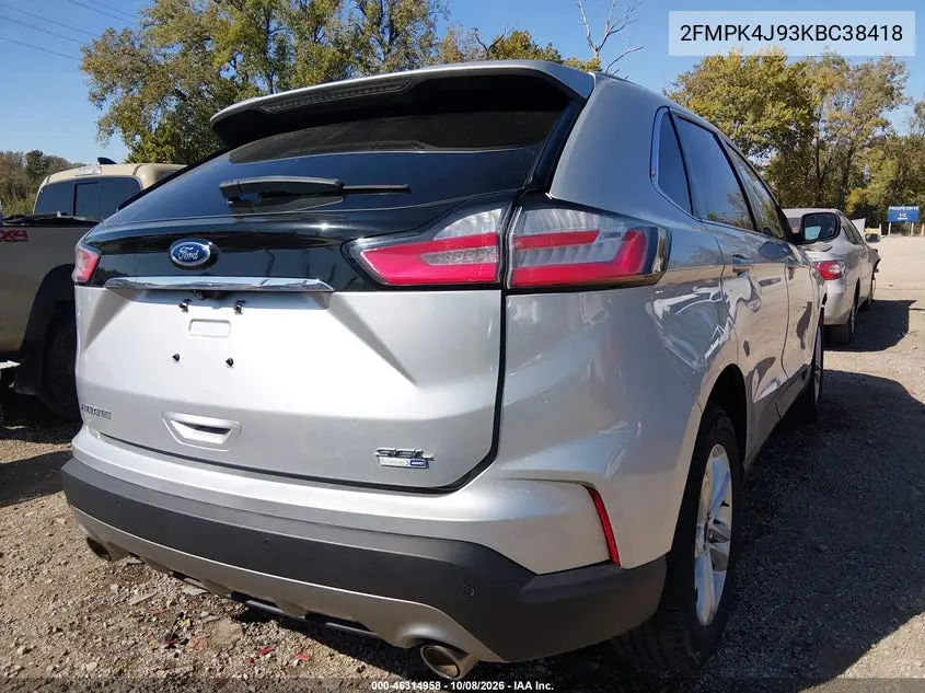 2019 FORD EDGE VIN 2FMPK4J93KBC38418 — фото 4