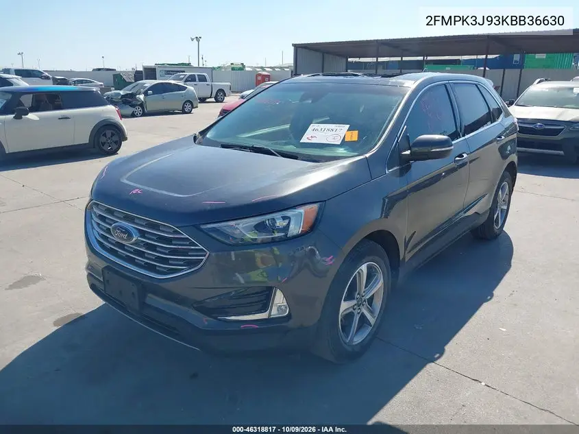 2019 FORD EDGE VIN 2FMPK3J93KBB36630 — фото 2
