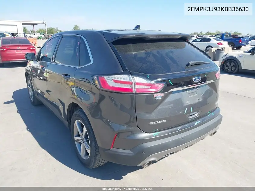 2019 FORD EDGE VIN 2FMPK3J93KBB36630 — фото 3