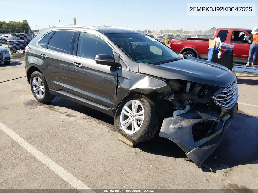 FORD EDGE 2019, VIN 2FMPK3J92KBC47525