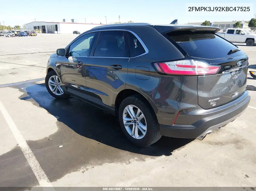 2019 FORD EDGE VIN 2FMPK3J92KBC47525 — фото 3