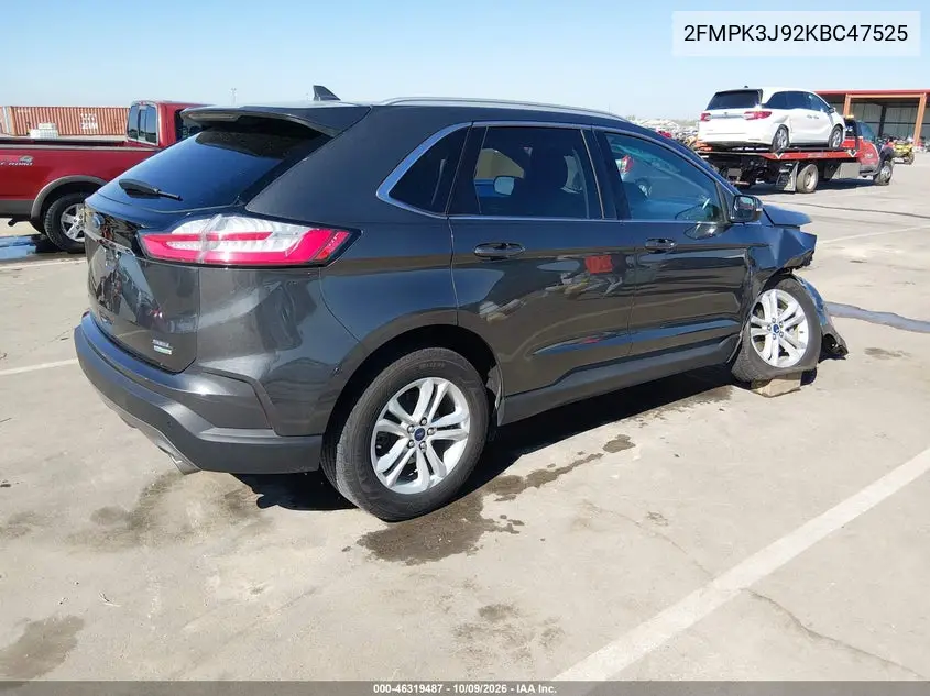 2019 FORD EDGE VIN 2FMPK3J92KBC47525 — фото 4