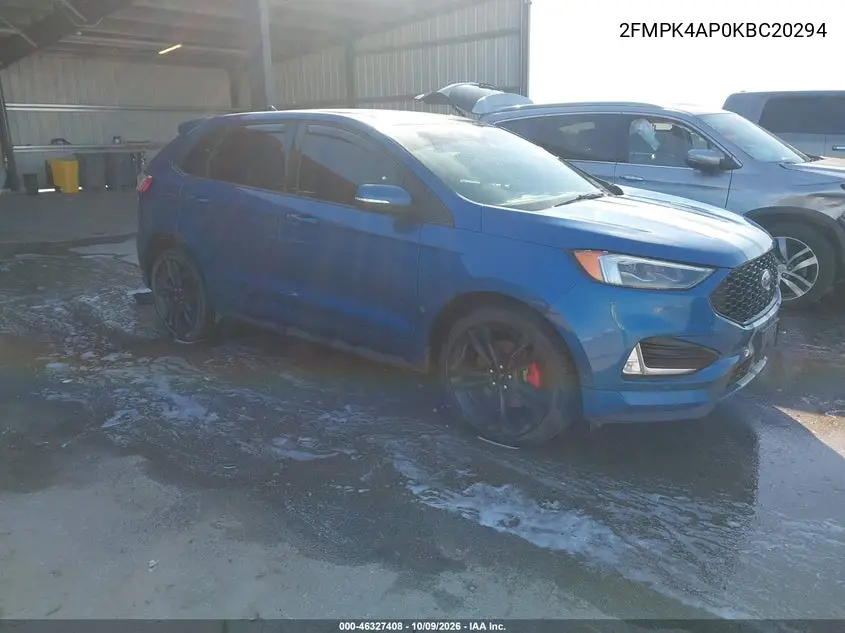 FORD EDGE 2019, VIN 2FMPK4AP0KBC20294