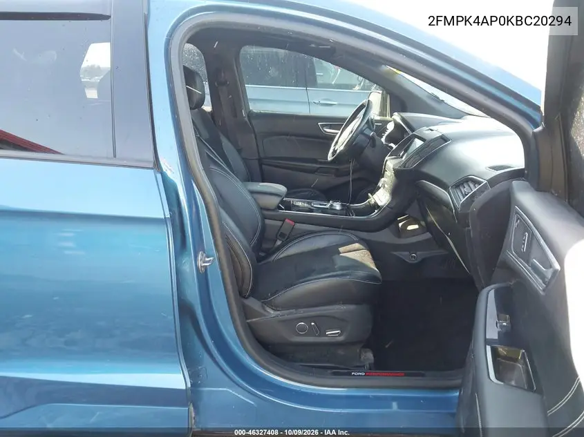 2019 FORD EDGE VIN 2FMPK4AP0KBC20294 — фото 5