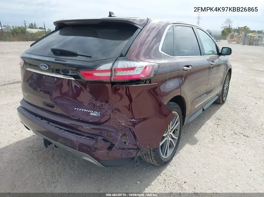 2019 FORD EDGE VIN 2FMPK4K97KBB26865 — фото 4