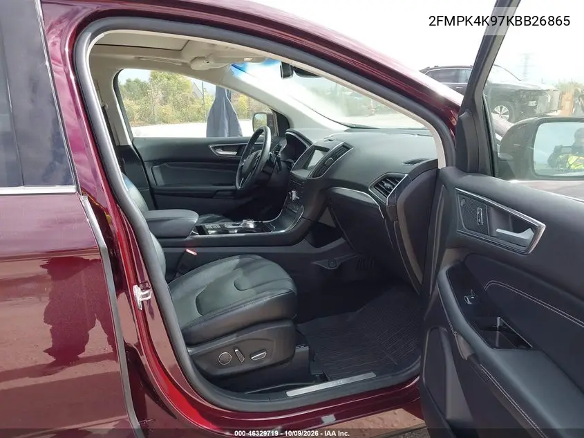 2019 FORD EDGE VIN 2FMPK4K97KBB26865 — фото 5