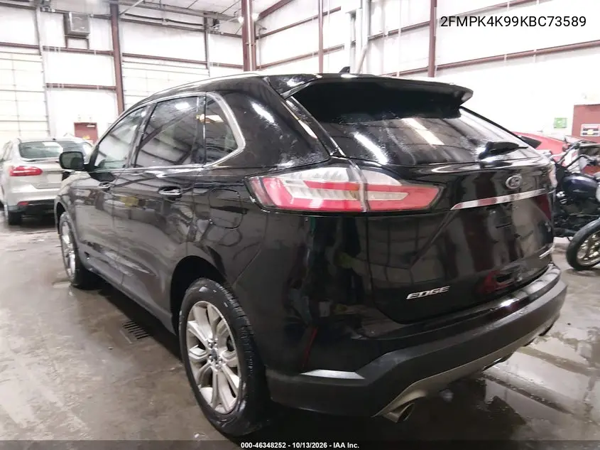 2019 FORD EDGE VIN 2FMPK4K99KBC73589 — фото 3