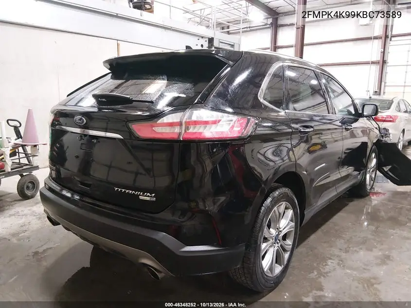 2019 FORD EDGE VIN 2FMPK4K99KBC73589 — фото 4