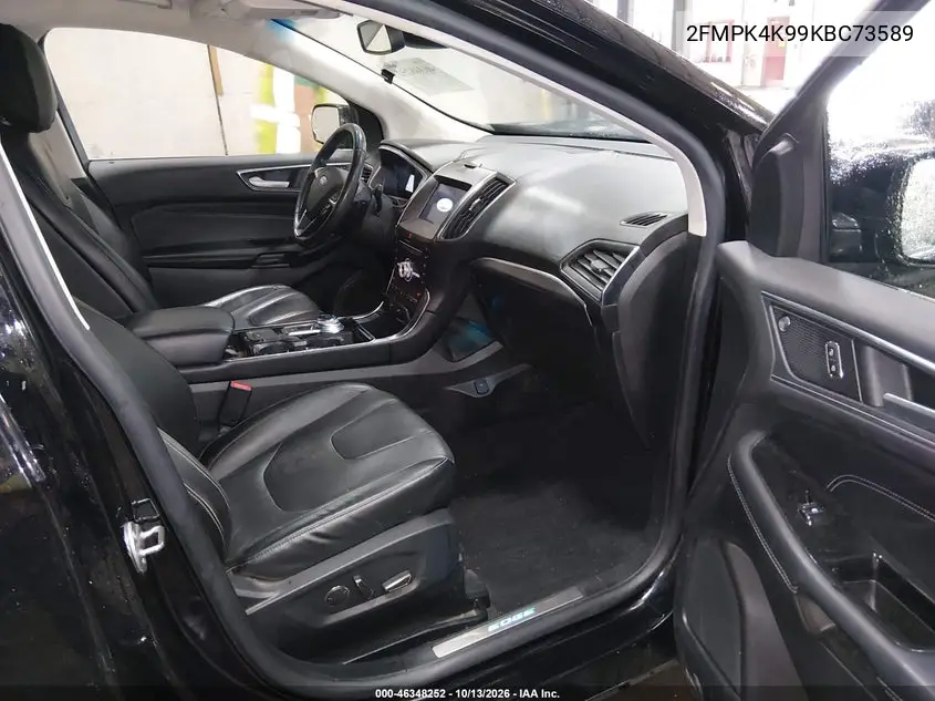 2019 FORD EDGE VIN 2FMPK4K99KBC73589 — фото 5