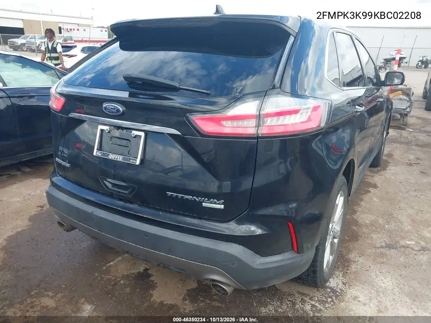 2019 FORD EDGE VIN 2FMPK3K99KBC02208 — фото 4