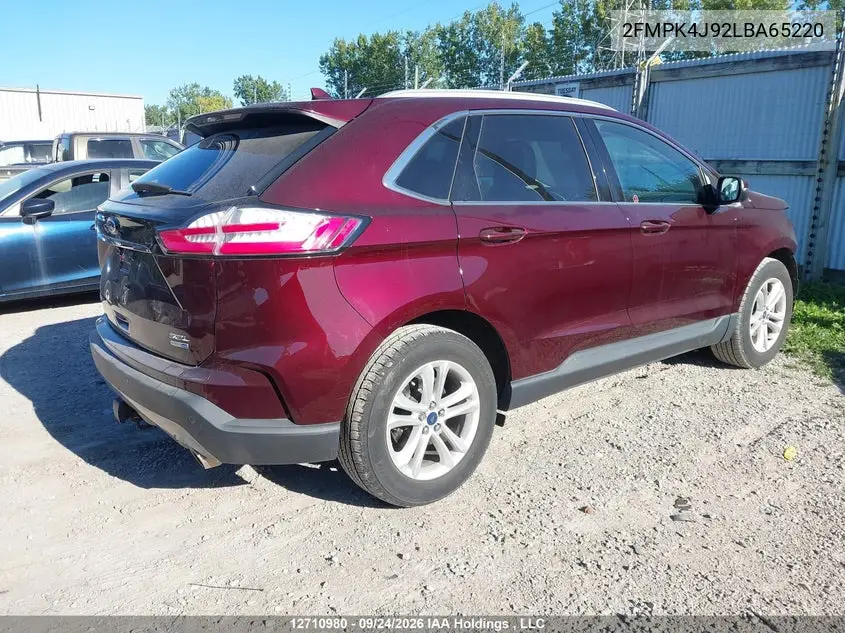 2020 FORD EDGE VIN 2FMPK4J92LBA65220 — фото 4