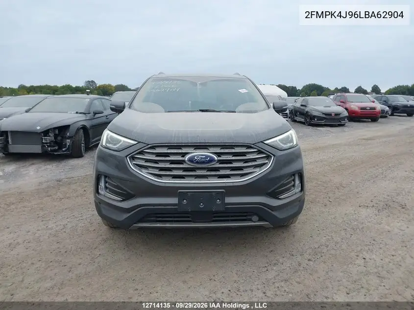 2020 FORD EDGE VIN 2FMPK4J96LBA62904 — фото 12