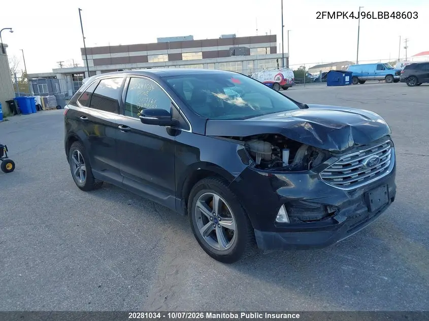 FORD EDGE 2020, VIN 2FMPK4J96LBB48603