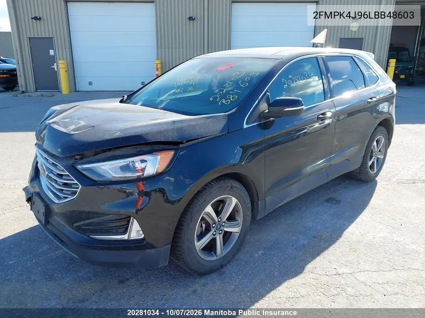 2020 FORD EDGE VIN 2FMPK4J96LBB48603 — фото 2