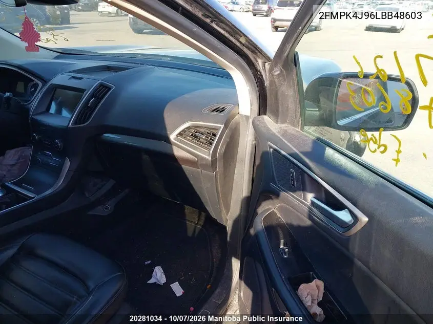 2020 FORD EDGE VIN 2FMPK4J96LBB48603 — фото 5