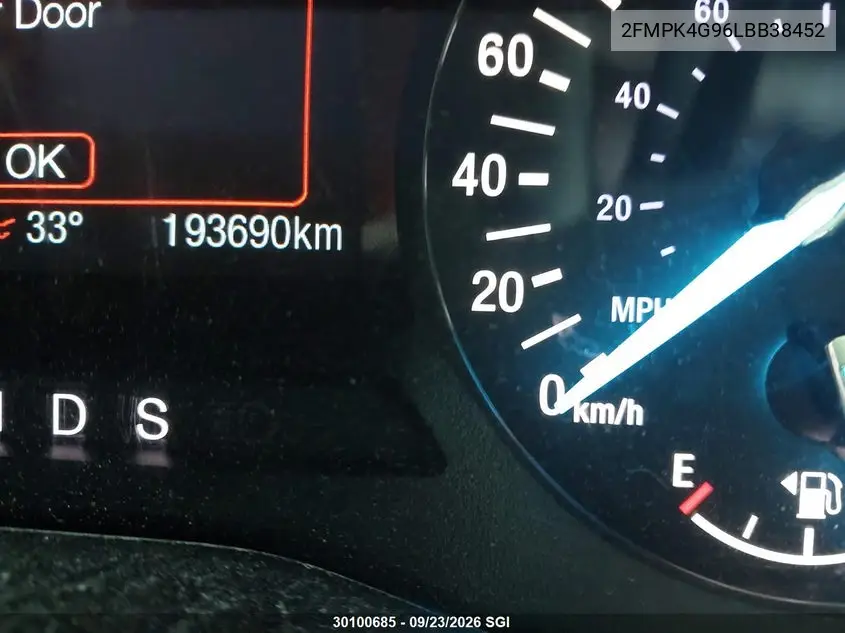 2020 FORD EDGE VIN 2FMPK4G96LBB38452 — фото 15