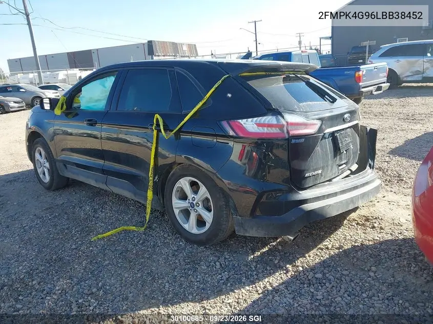 2020 FORD EDGE VIN 2FMPK4G96LBB38452 — фото 3