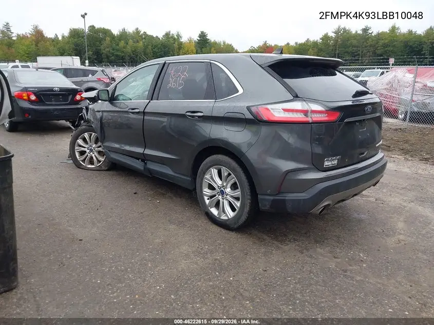 2020 FORD EDGE VIN 2FMPK4K93LBB10048 — фото 3