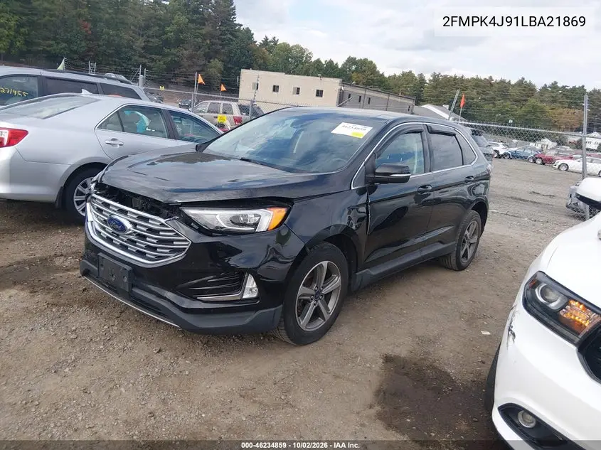 2020 FORD EDGE VIN 2FMPK4J91LBA21869 — фото 2