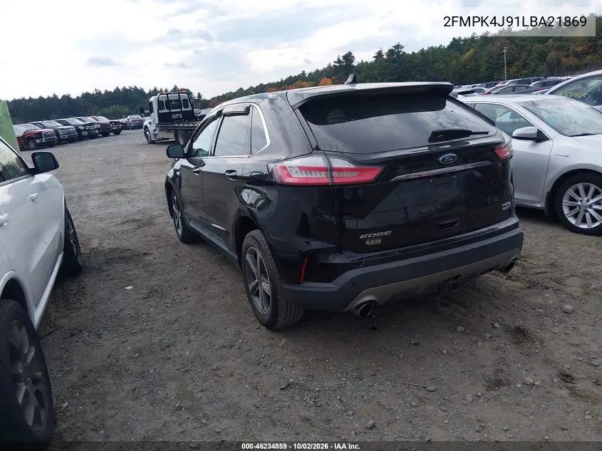 2020 FORD EDGE VIN 2FMPK4J91LBA21869 — фото 3