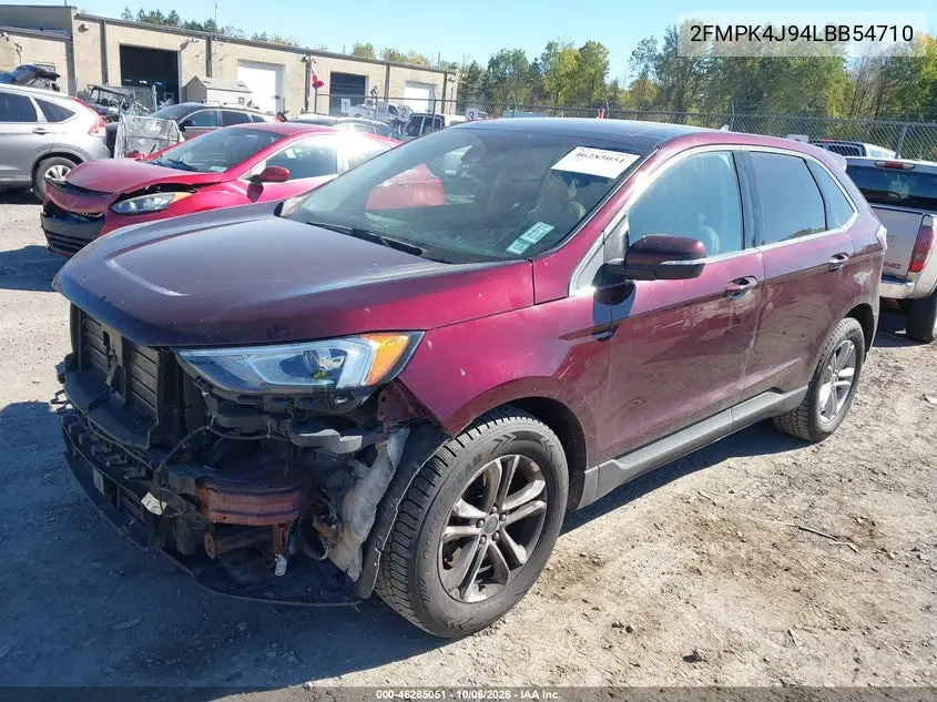 2020 FORD EDGE VIN 2FMPK4J94LBB54710 — фото 2