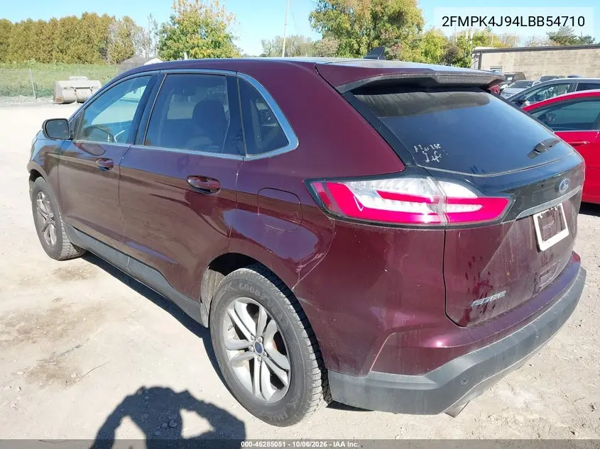 2020 FORD EDGE VIN 2FMPK4J94LBB54710 — фото 3