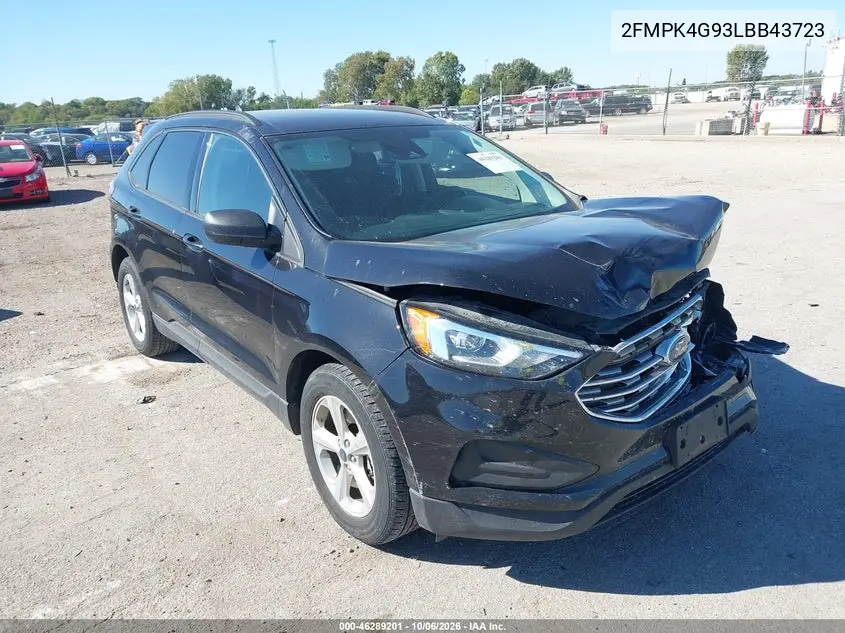 FORD EDGE 2020, VIN 2FMPK4G93LBB43723