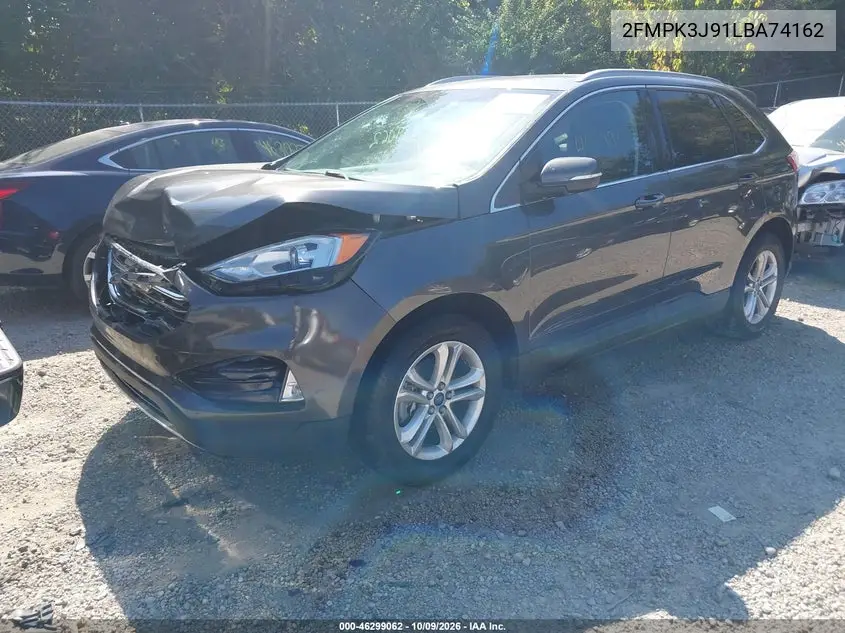 2020 FORD EDGE VIN 2FMPK3J91LBA74162 — фото 2