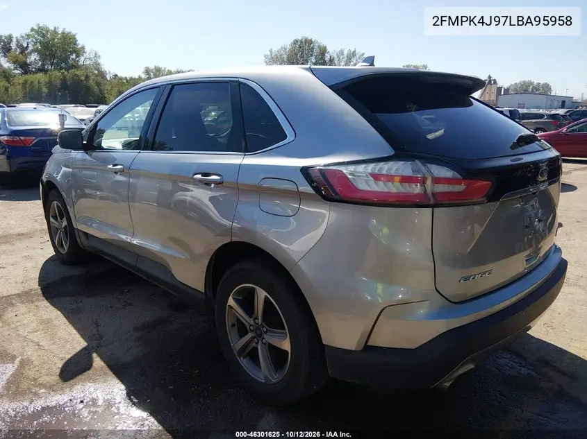 2020 FORD EDGE VIN 2FMPK4J97LBA95958 — фото 3